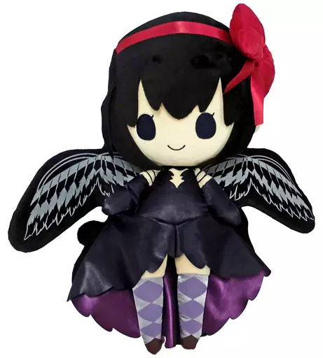 悪魔ほむら プレミアムジャンボ ぬいぐるみ 「セガ☆限定 魔法少女まどか☆マギカキャンペーン」 キャンペーン ポイントコレクト景品(本体不備(小))