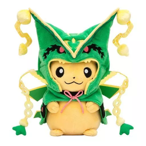 お値下げ中‼️ポケモンセンター限定＊レックウザポンチョピカチュウ＊ピンバッジセット ポケモン ピンズセット レックウザ ポンチョを着たピカチュウ