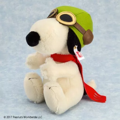 スヌーピー フライング・エース テディベア 「PEANUTS (SNOOPY)」 GOODSMILE ONLINE SHOP&ピーナッツ・カーニバル会場&おかいものSNOOPY限定(タグ付・美品)