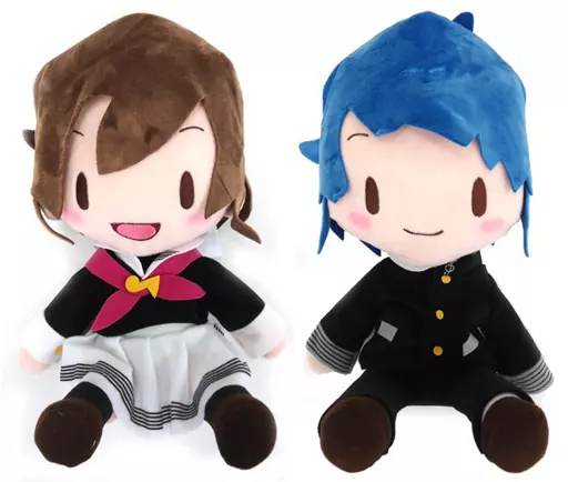 ぬいぐるみ　全2種セット メガジャンボふわふわぬいぐるみ ”MEIKO＆KAITO”制服Ver. 「VOCALOID」