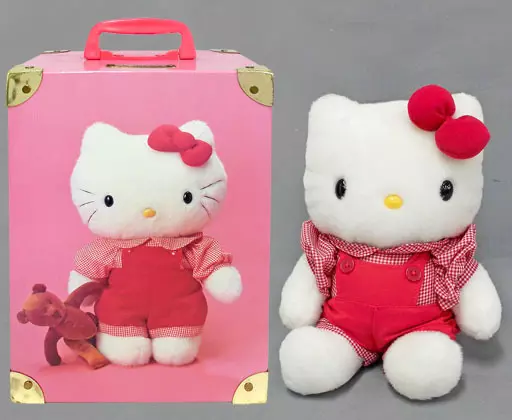 希少レア　ハローキティ　トランクケース　ぬいぐるみ　1997年製　サンリオ サンリオ ハローキティ ぬいぐるみ ボックス 箱入り 1997 シリアル