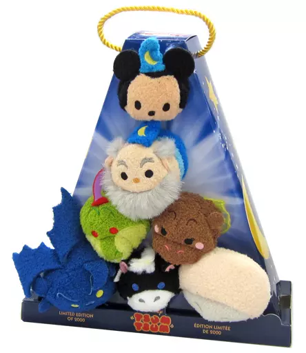 ぬいぐるみ　[箱付き・美品] BOXファンタジア(7体セット) ぬいぐるみ 「ディズニー TSUM TSUM -ツムツム-」 D23 Expo Japan 2015限定