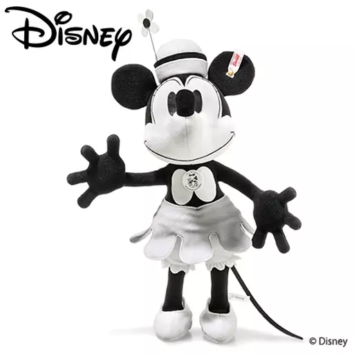 ぬいぐるみ　Disney Steamboat Willie Minnie Mouse-ディズニー 蒸気船ウィリー ミニーマウス- ぬいぐるみ 38cm 「ディズニー」