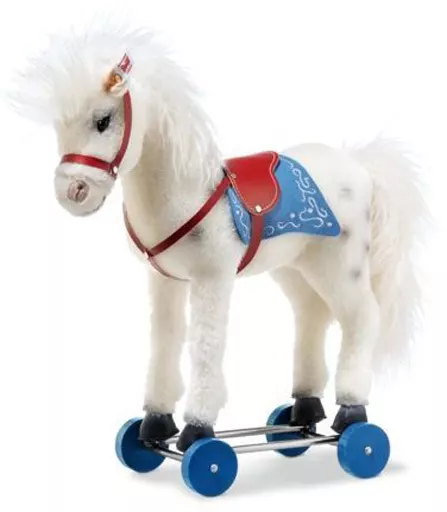 Olivia horse on wheels spotted-オリビアホース オン ホイールズ- ぬいぐるみ 43cm