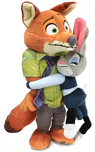 ぬいぐるみ　ニック＆ジュディ ハグ＆スマイル ぬいぐるみ 「ズートピア」 ディズニーストア限定