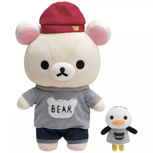 ぬいぐるみ　[タグ有・美品] コリラックマ ぬいぐるみ(M) いつでもいっしょ♪リラックマテーマ 「リラックマ」