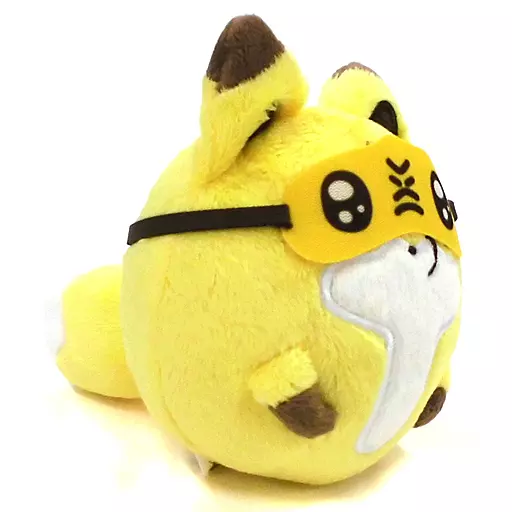 キツネ(黄色アイマスク) トルコレ ふわりんぬいぐるみ～かわいいタヌキとキツネ～ 「タヌキとキツネ」