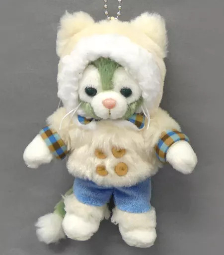 ぬいぐるみ　ジェラトーニ(ダッフィー＆フレンズのウィンターホリデー) ぬいぐるみバッジ 「Duffy and Friends-ダッフィー＆フレンズ-」 東京ディズニーシー限定