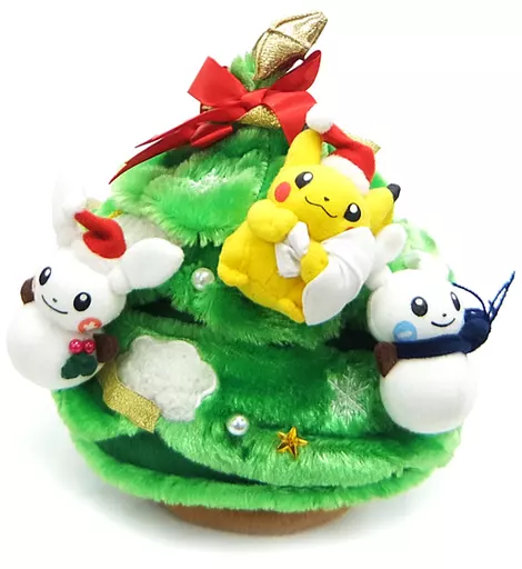 ぬいぐるみ　クリスマスツリー ピカチュウサンタぬいぐるみ ポケモンクリスマス2004 「ポケットモンスター」 ポケモンセンター限定
