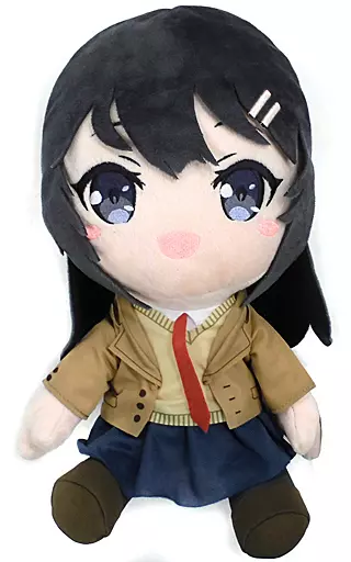 駿河屋 -<中古>笑顔 BIGぬいぐるみ 桜島麻衣 「青春ブタ野郎は