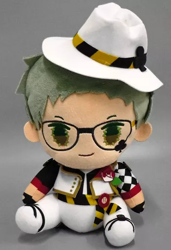 ぬいぐるみ　トレイ・クローバー エース＆トレイ スペシャルハンドメイド風お座りぬいぐるみ 「ディズニー ツイステッドワンダーランド」（本体不備（中））