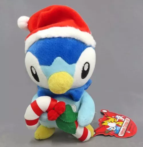 ぬいぐるみ　[タグ有・美品] ポッチャマ(クリスマスVer.) ぬいぐるみ ポケモンセンタークリスマス2007 「ポケットモンスター」 ポケモンセンター限定