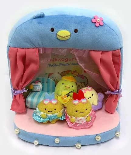ぺんぎん(本物)のステージ シーンぬいぐるみ ぺんぺんフルーツバケーションテーマ 駿河屋 -<中古>ぺんぎん(本物)のステージ シーンぬいぐるみ ぺんぺん