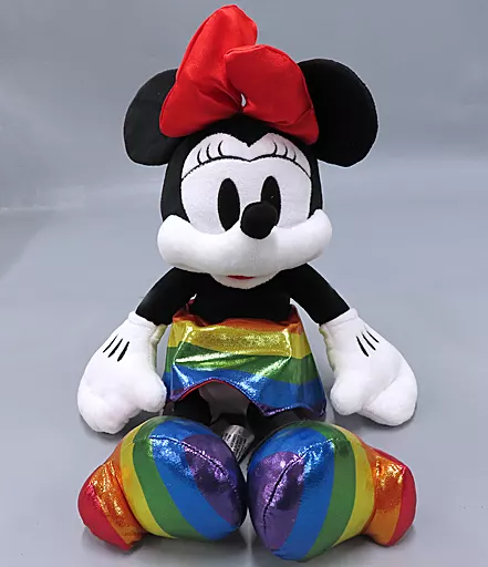 ★レア★ディズニー　レインボーコレクション　ミニーマウス　ぬいぐるみ 駿河屋 -<中古>ミニーマウス レインボーぬいぐるみ 「ディズニー」 The