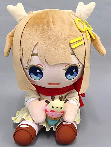【鹿乃】BIGぬいぐるみ 駿河屋 -<中古>鹿乃 BIGぬいぐるみ タイトーオンラインクレーン