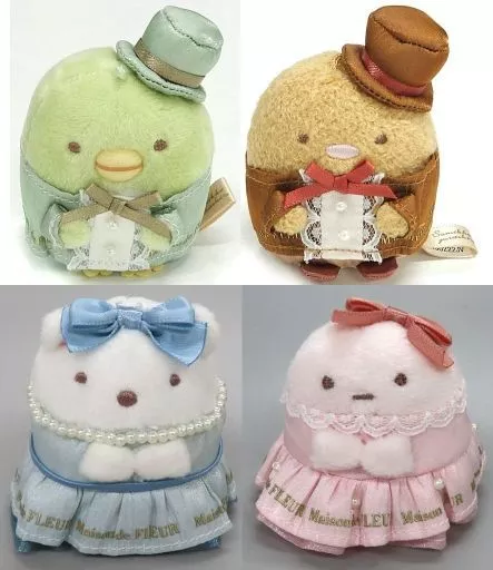 駿河屋 -<中古>4体セット スペシャルコラボぬいぐるみ 「すみっコ