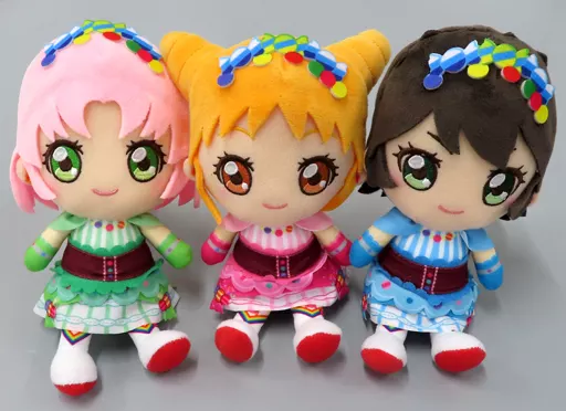 ぬいぐるみ　アイカツ!ユニットver ぽわぽわプリリン Chibiぬいぐるみセット 「アイカツ!」 アイカツ!スタイル限定