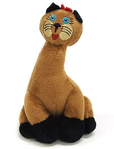 猫の置物 じゅぶぐるみ　マスコット 「祝祭の呪物展」中古美品 駿河屋 -<中古>猫の置物 じゅぶぐるみ(ぬいぐるみ) 「祝祭の呪物展