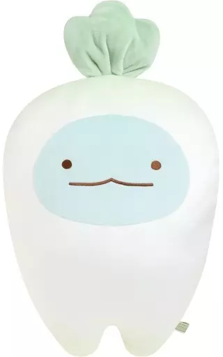 ぬいぐるみ　とかげ(だいこん) スーパーもーちもち抱きぐるみ ようこそ!たべものおうこくテーマ 「すみっコぐらし」