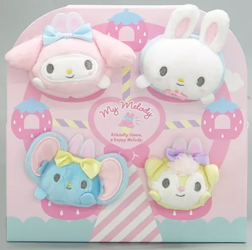 いちごページ マイメロディ セット 駿河屋 -<中古>[箱付き・美品] 4体セット(遊園地) まめぷちセット