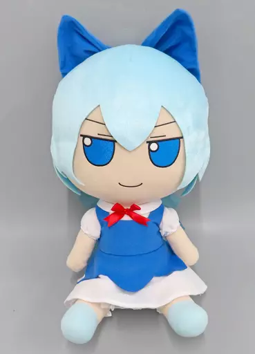チルノ ふもふもちるの。(まんなかさいず) 東方ぬいぐるみシリーズ 「東方Project」 イベント＆あみあみ限定(タグ付・美品)