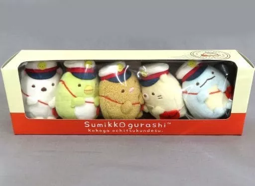 ぬいぐるみ　[単品] てのりぬいぐるみ(5種)セット 「すみっコぐらし10周年記念 フレーム切手セット」 同梱品
