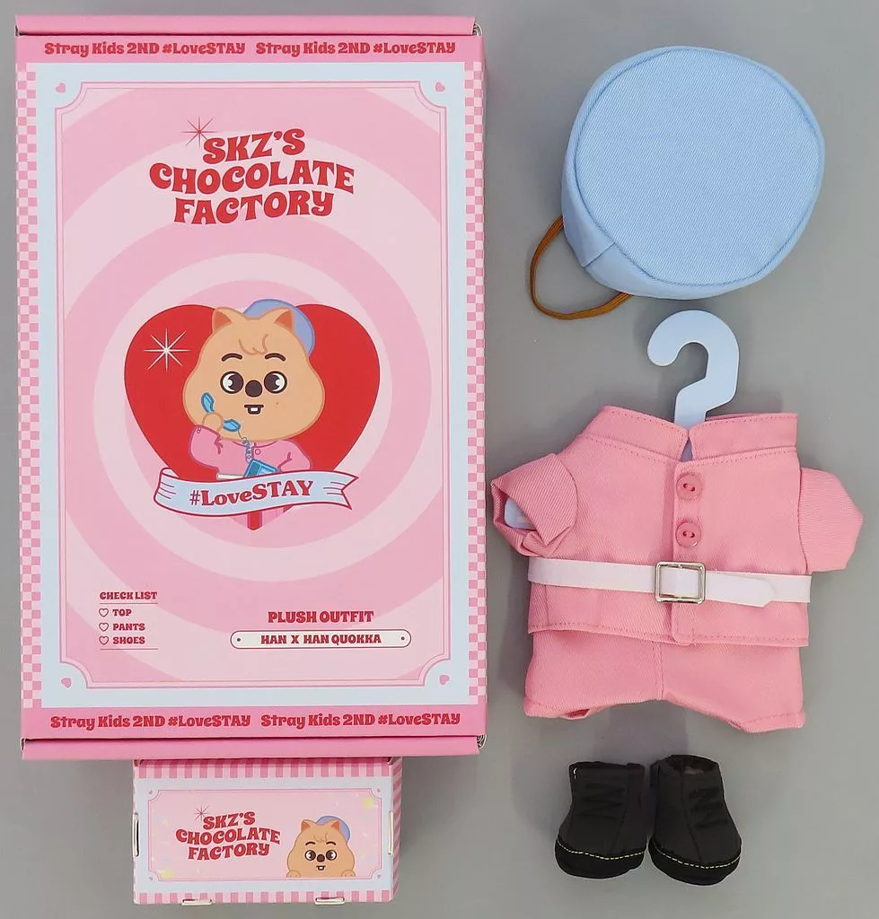 HAN QUOKKA(ハン) PINK VER. PLUSH OUTFIT(着せ替え衣装セット) 「SKZOO」