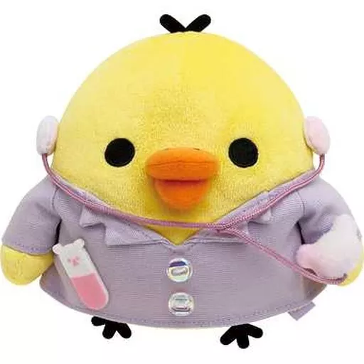ぬいぐるみ　キイロイトリ(ドクター) あつめてぬいぐるみ カラフルドクターシリーズ 「リラックマ」
