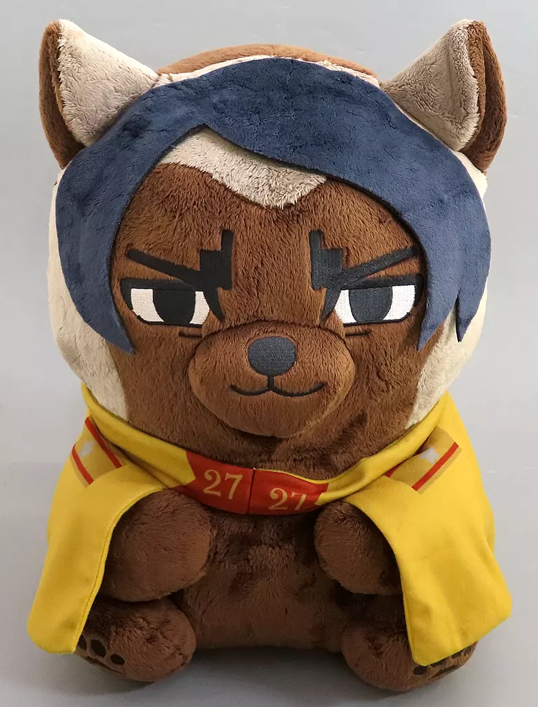 ぬいぐるみ　[タグ有・美品] 6.鯉登少尉 どうぶつフォーゼ 特大マスコット 「ゴールデンカムイ」
