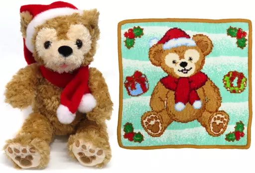 ぬいぐるみ　ダッフィー ミニぬいぐるみ＆タオルセット 「ハーバーサイド・クリスマス2007」 東京ディズニーシー限定