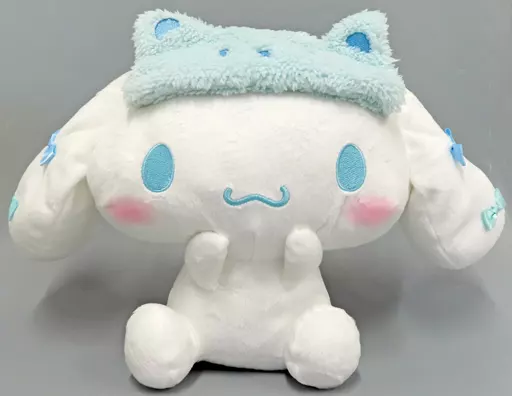 シナモロール(A/ブルー) クマさんアイマスクBIGぬいぐるみ 「シナモロール」