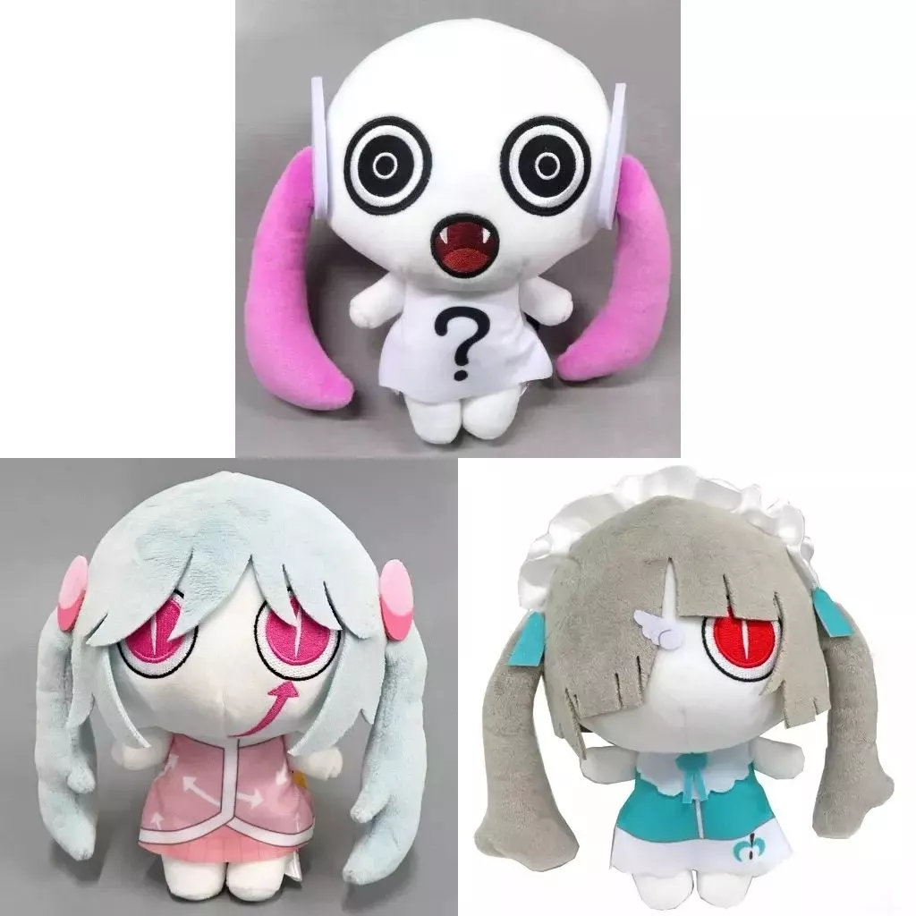 ぬいぐるみ　全3種セット ぬいぐるみ2 「アイマイナ＆どうしてちゃん」 ラウンドワン限定