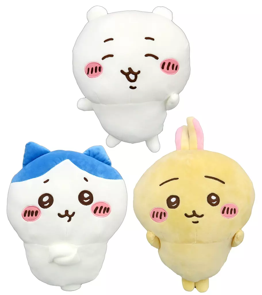 ぬいぐるみ　全3種セット 入れ替わってるぬいぐるみBIG 「ちいかわ なんか小さくてかわいいやつ」