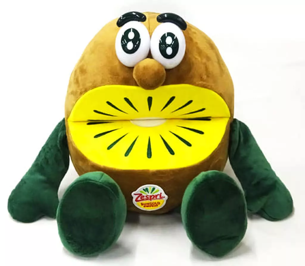 ぬいぐるみ　[破損品] ゴールド ぬいぐるみ(大) 「キウイ・ブラザーズ」