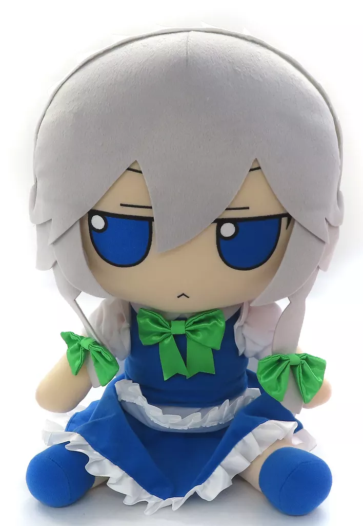 ぬいぐるみ　十六夜咲夜 ふもふもさくや。(まんなかさいず) 東方ぬいぐるみシリーズ 「東方Project」 イベント＆あみあみ限定