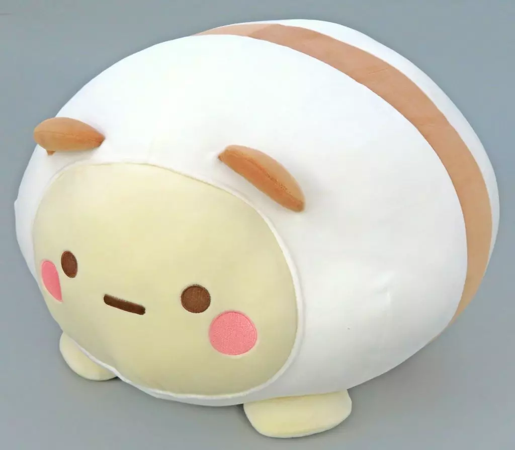 駿河屋 -<中古>たぴおか(イエロー) みにっコまん もちもちぬいぐるみXL