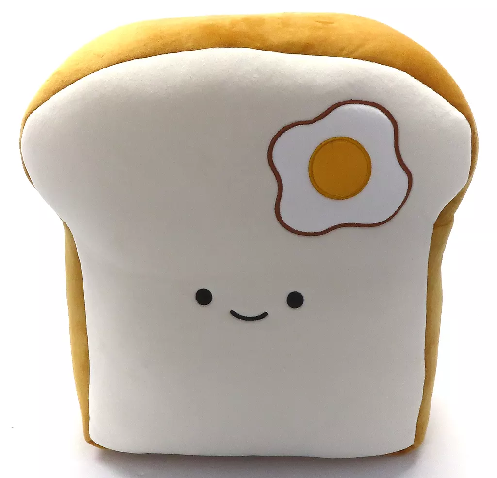 ぬいぐるみ　目玉焼きトースト BIGぬいぐるみ 「にっこりーノパーク コロコロくじ」 大当たり