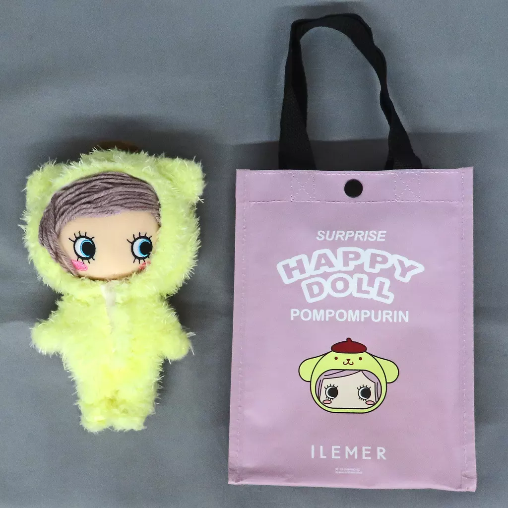 ぬいぐるみ　ポムポムプリン HAPPYDOLL 「イルメール×サンリオキャラクターズ」