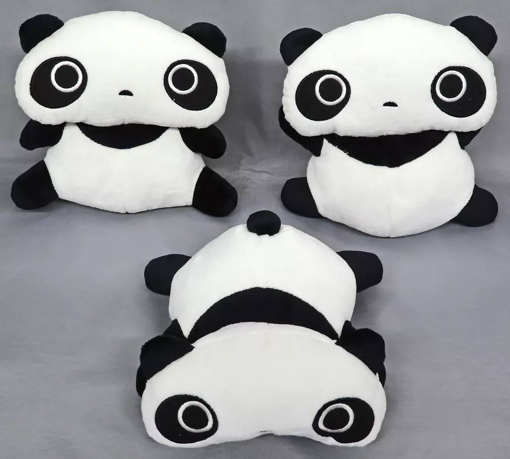 たれぱんだぬいぐるみ　10周年ぬい１種　と　つみたれぱんだ２種　3個セット Cうつぶせ】たれぱんだ ふわふわぬいぐるみBIG オンラインクレーン