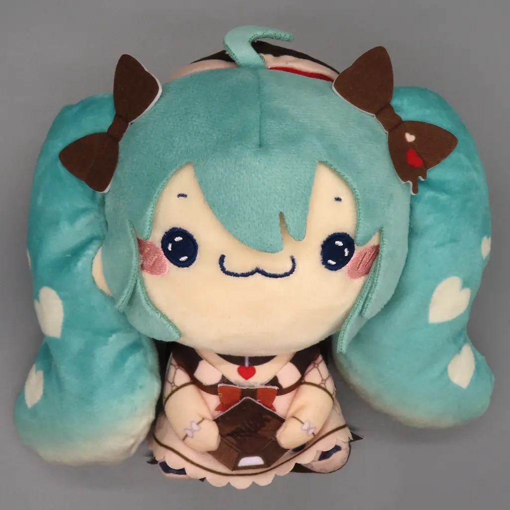 ぬいぐるみ　初音ミク(A/にっこり) もちぴこぬいぐるみ-ミルクver.- 「初音ミク×チロルチョコ」
