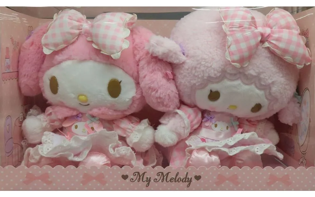 マイメロディ＆マイスウィートピアノ リボンでおそろデザインシリーズぬいぐるみ 「サンリオキャラクターズ」