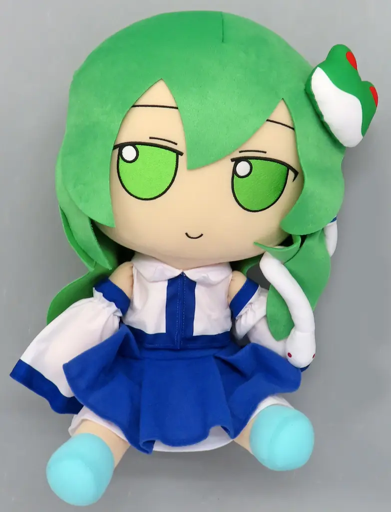 東風谷早苗 ふもふもさなえ。(まんなかさいず) 東方ぬいぐるみシリーズ 「東方Project」 イベント＆あみあみ限定(タグ付・美品)