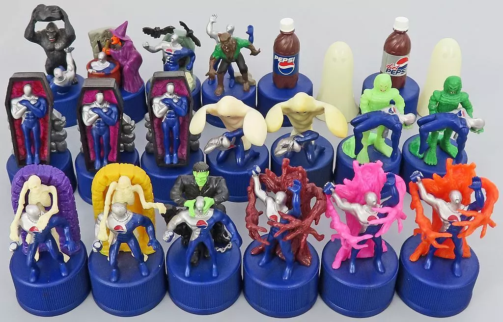 ペットボトルキャップ　全19種セット 「ペプシマン ボトルキャップ 第4弾 モンスターズ・ミート・ペプシマン編 パート1」