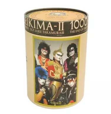 【貴重 未使用品】聖飢魔II ジグソーパズル 1000ピース 聖飢魔Ⅱ ジグソーパズル 丸型筒箱付 1000ピース 完成サイズ：490