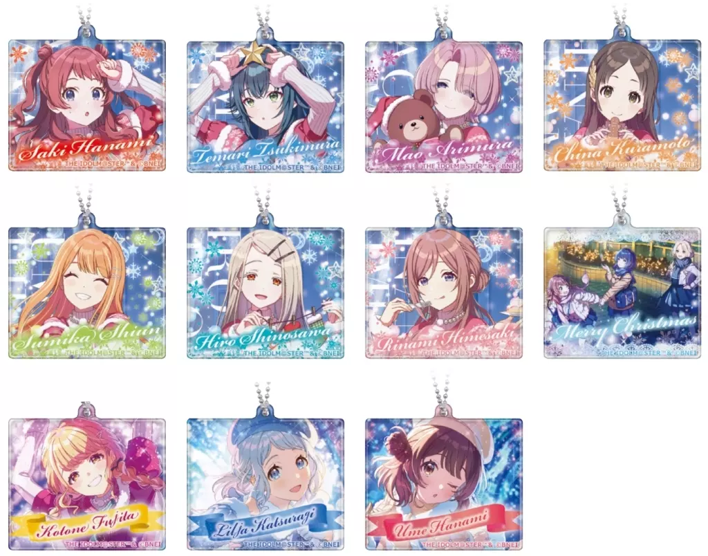 全11種セット 「学園アイドルマスター アクキーinスナック」