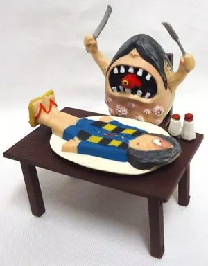 食玩 トレーディングフィギュア 三、ゲゲゲの鬼太郎VSさざえ鬼 食玩 トレーディングフィギュア 三、ゲゲゲの鬼太郎VSさざえ鬼
