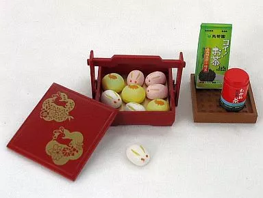 ふっくらお茶会セット 「ミニコレ 和うさぎの甘味屋さん」