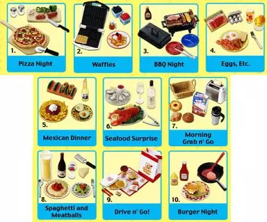 全10種セット 「ぷちサンプルU.S.A.バージョン Fun Meals -ファンミール-」