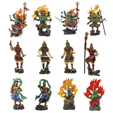 食玩　トレーディングフィギュア　全12種セット 「世界の神話 ～第2集 仏教神話編～」