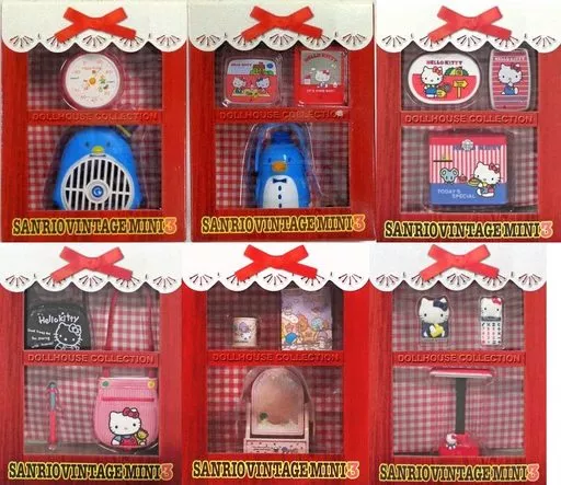 S*A様 平成レトロ　サンリオビンテージミニ3 ミニチュア　リーメント　全6種 平成レトロ サンリオビンテージミニ3 ミニチュア リーメント 全6種